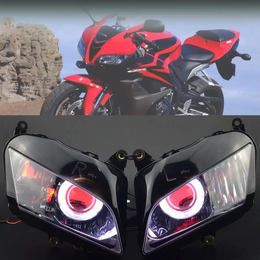 

Для Honda CBR1000RR 1000RR 2004-2007 HID фары в сборе farol светодиодные мотоциклетные фары для мотоцикла фары под заказ головная лампа