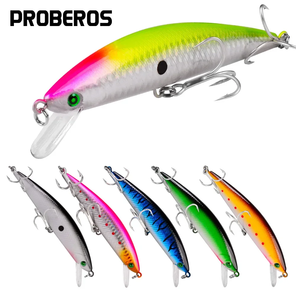 130mm 41g Heavy Sinking Minnow Lure Long Casting Artificial Hard Bait Seabass Trout Swimbait Pesca Wobbler Fishing Accessories