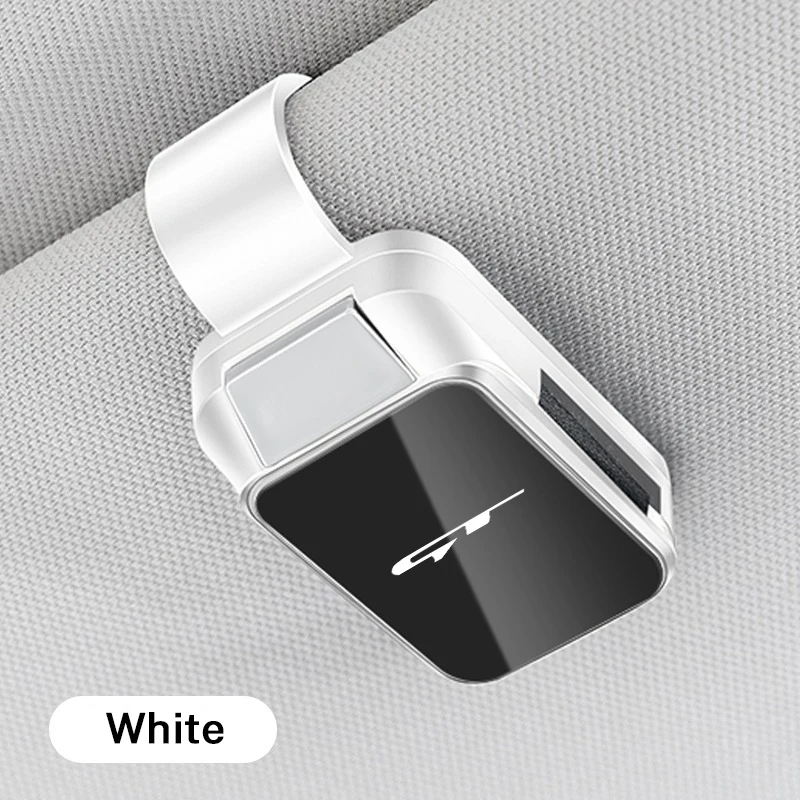 Car Emblem Zinc Alloy Car Sun Visor Glasses Clip Eyeglasses Holder For Kia GT ELANTRA Sportage Stinger KX5 K3 K4 K5 Accessories view 2