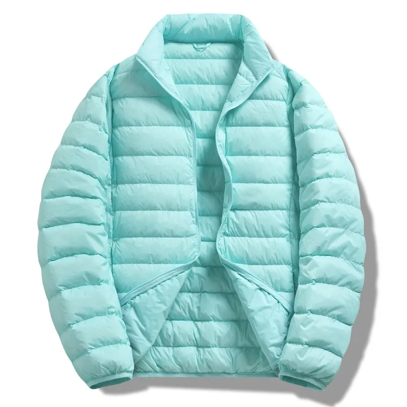 

COMXZ Mens Down Jacket New Solid Color Ski Trip Warm Street Look Puffer Jacket Snow Adventure Minimalist Design Winter Jacket