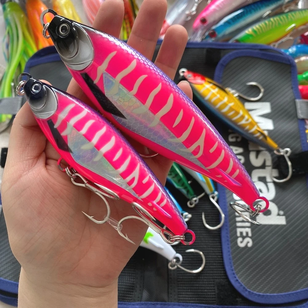 1 Stück 13cm/17cm sinkender Pencil Popper – Ultrastarker Thunfisch-Hardbait, Offshore-Bootsangelköder für Salzwasser-Raubtiere