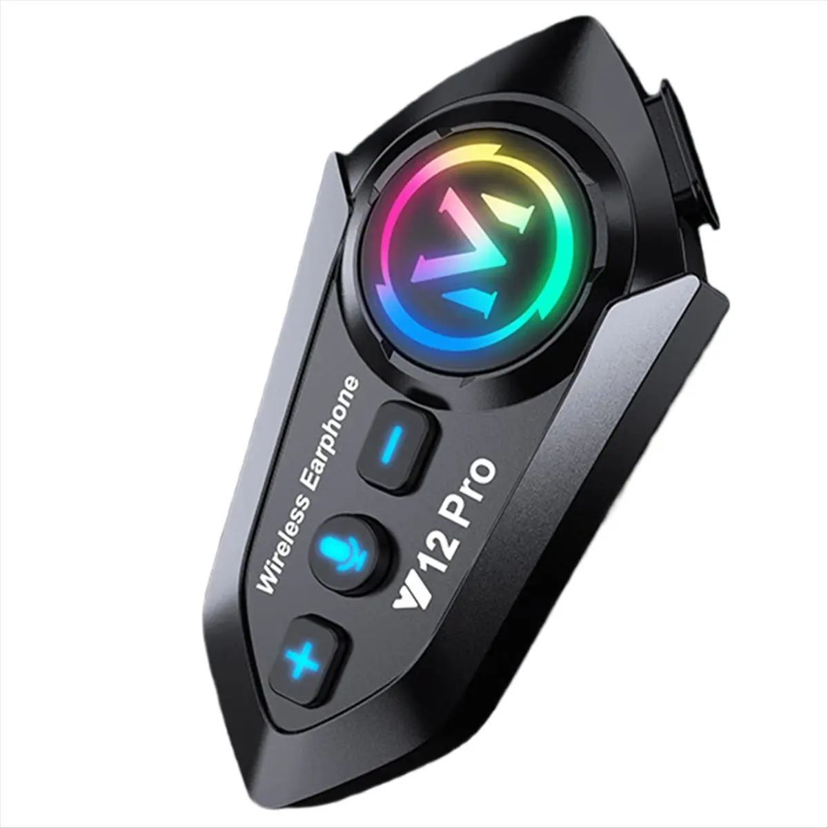 [Day Sale] Motorcycle Helmet Bluetooth Headset 2 Rider 500m Intercom Waterproof Noise Cancellation AI Voice Riding Headset