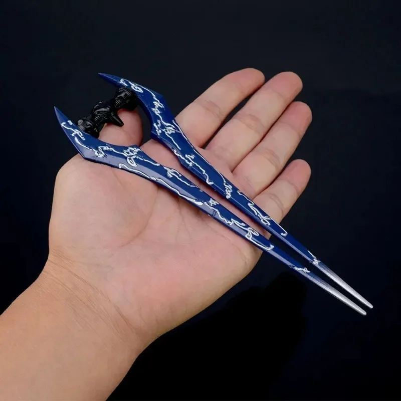 Melee Energy Sword for Boys, War Game Weapon Model, Coleção de Plasma, Metal Periférico, Desktop Toy, 18cm