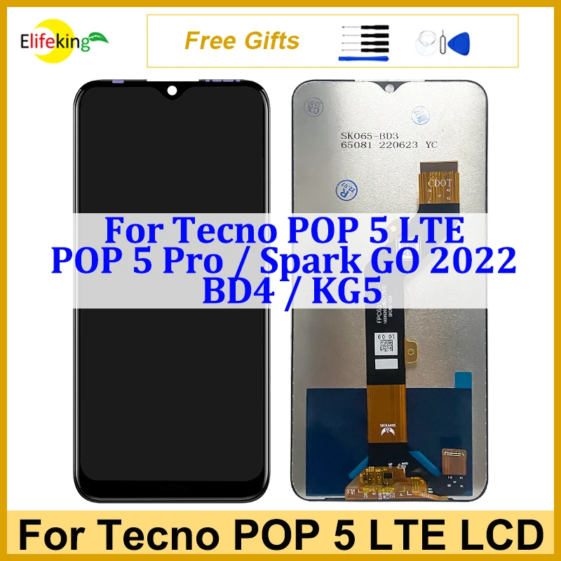 مراجعة ونصائح لشاشة LCD لجهاز Infinix Tecno POP 5 LTE 5 Pro وTecno Spark GO 2022 BD4 KG5