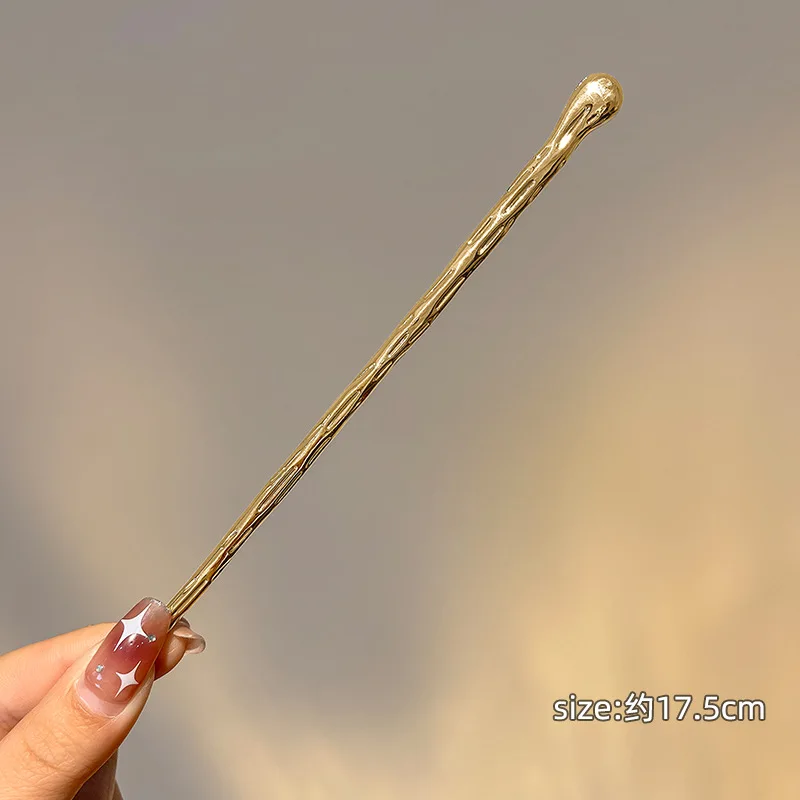 Elegant Metal Hair Sticks Vintage Chopstick Hairpins Women Hair Clip Pin Fashion Wedding Bridal Hair Accessories