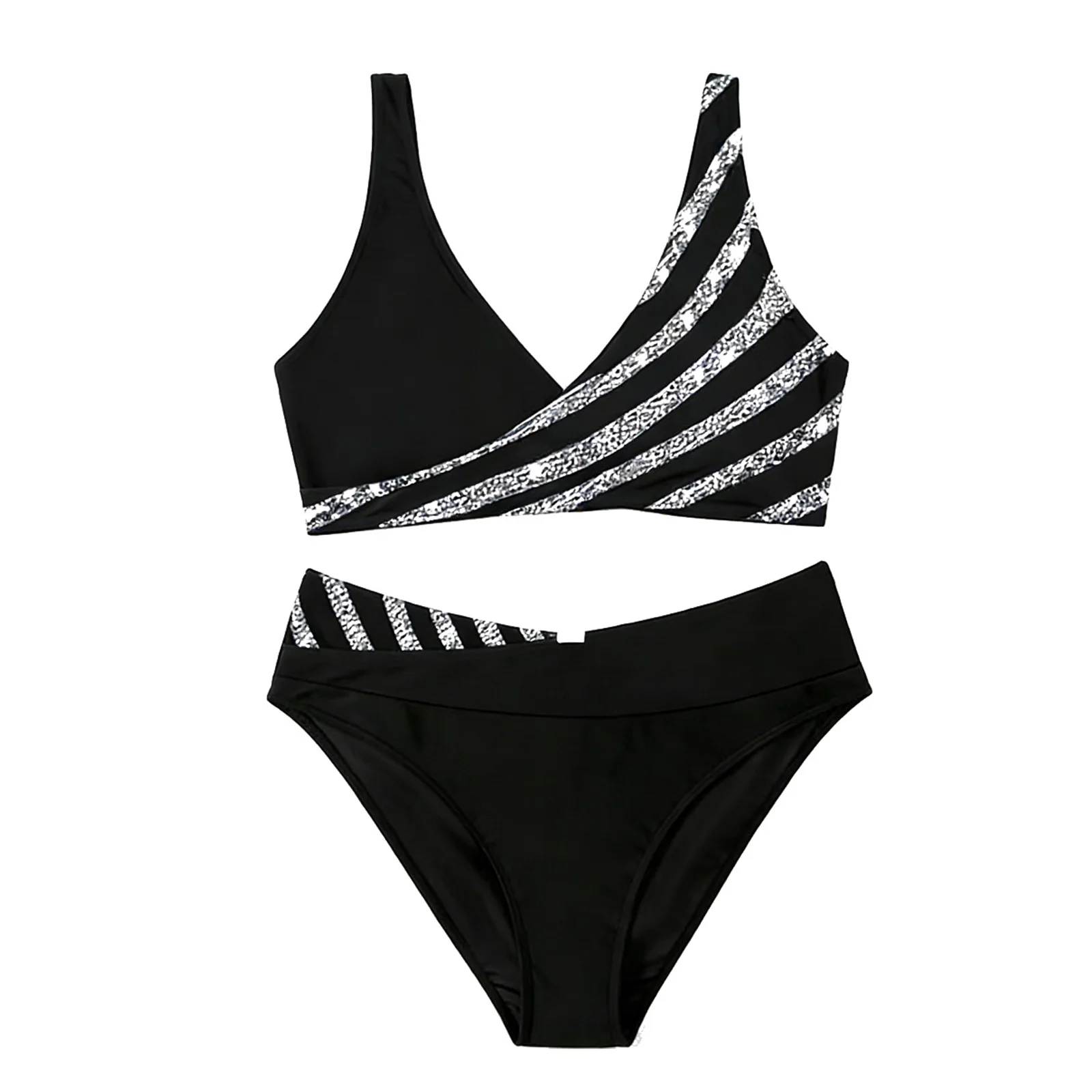 Womens Swimsuit Fashion Split Sexy Bikini With Bra Pads And No Steel Bra two piece Swimming Costume купальник женский раздельный