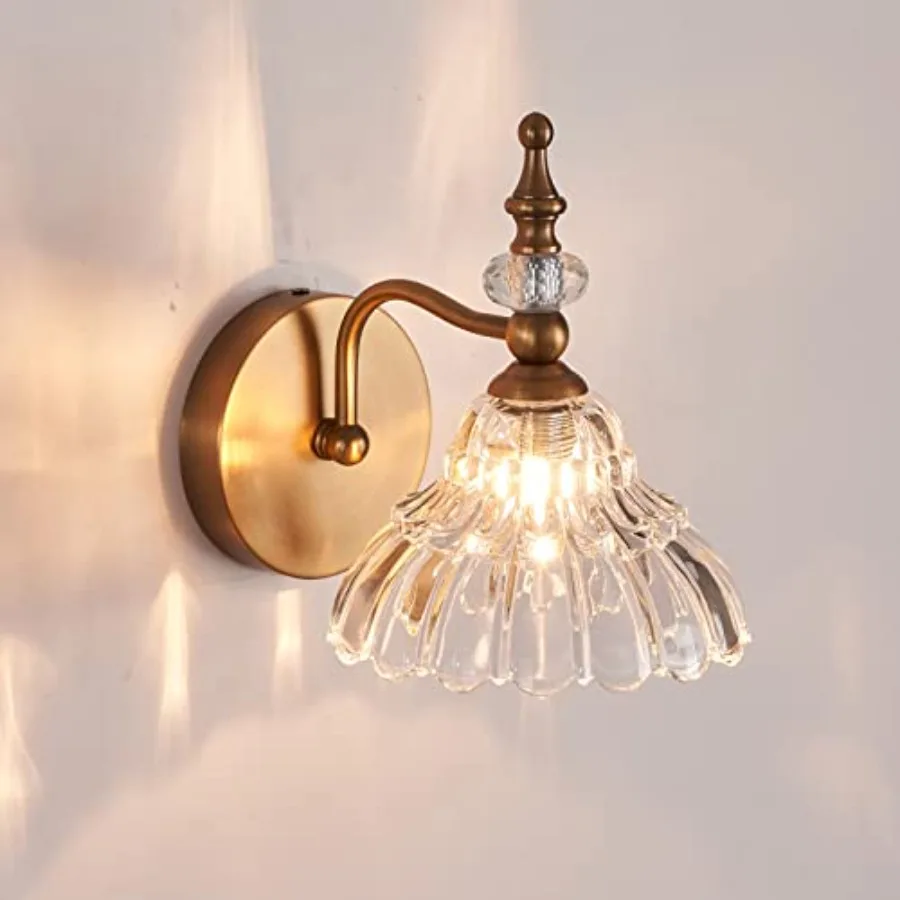 

Bathroom Light Fixture Over Mirror Vanity Lighting Fixtures Matte Brass Modern Wall Sconces Wall Lights for Bedroom Bathroom Ha