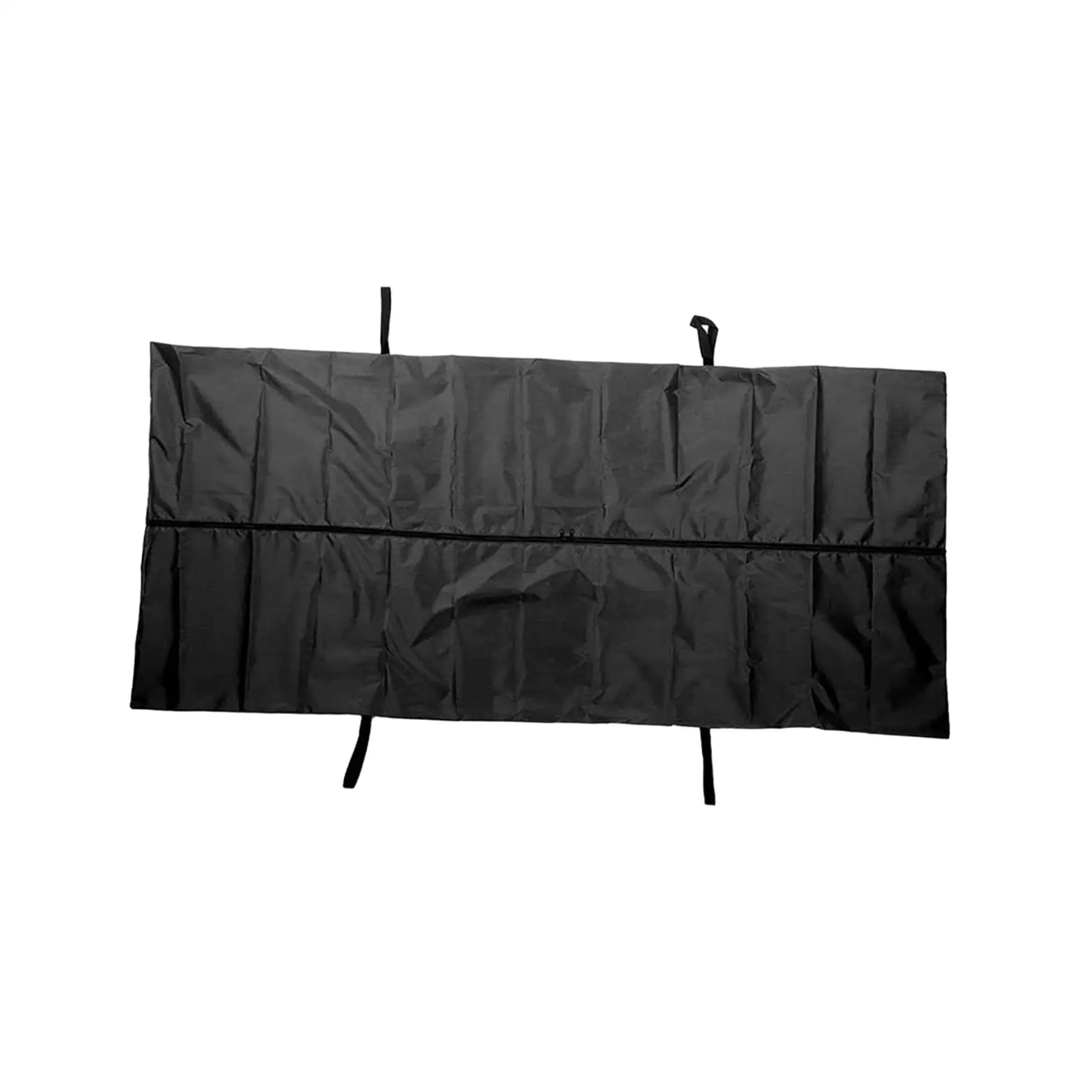 Outdoor Body Bag Stretcher Heavy Duty with 4 Handles Black 82.68'' x 29.53'' for Transporting Hiking Camping Funersals Sleeping