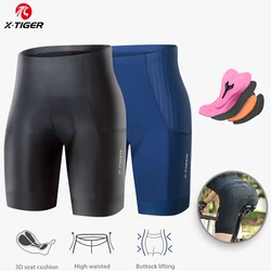 X-Tiger Cyclisme Shorts Vélo Collants ST-MULTI Coussin Pro LyJean-Vélo Shorts Respirant Sports Femmes Montagne Route Vélo Shorts