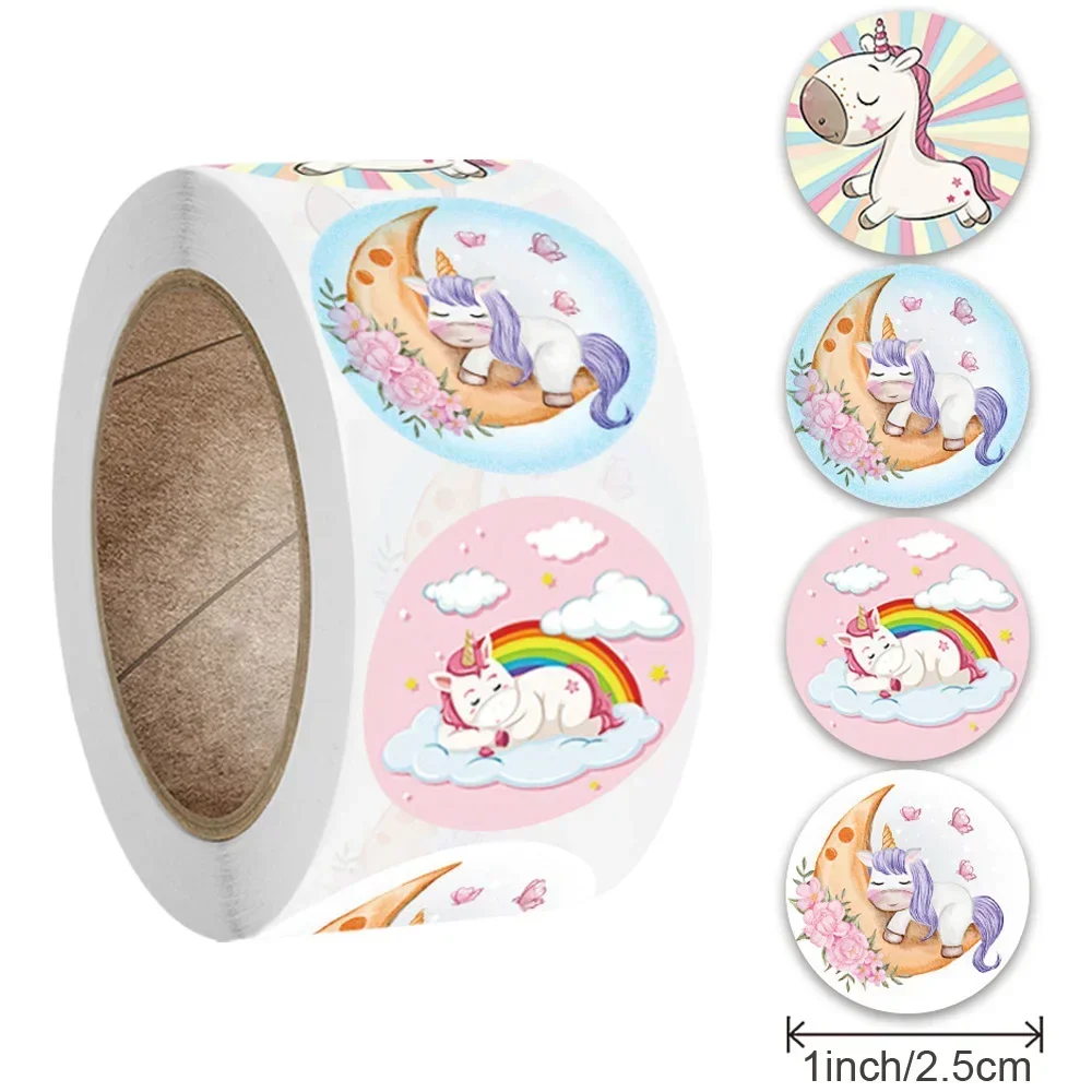 Unicorn Stickers for Scrapbooking,Water Bottles,Envelopes,Gifts Pink Unicorn Stickers for Girls Unicorn Party Favors Supplies