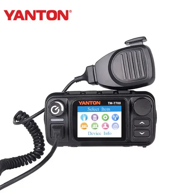 YANTON TM-7700 PoC Radio 4G LTE 3G/2G Mobile Network Walkie Talkie with SIM Card  Vehicle Walkie-Talkie