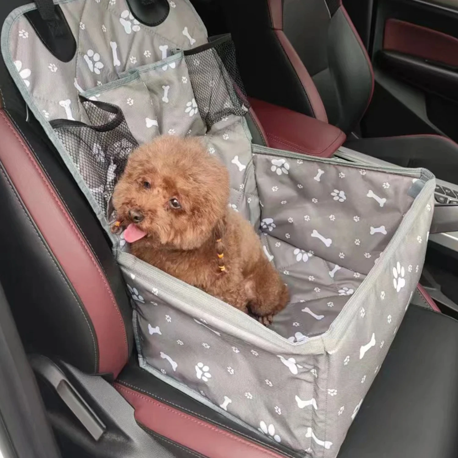 Secure, Durable, and Stylish Top-Quality Pet Booster Front Seat for Small to Medium Dogs - Exceptional Comfort and Reliability w