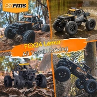 Fms Fcx 1/24 Lemur Rc 2.4ghz 8km/h Remote Control Model Two-speed Four-wheel Drive Cross-country Climbing Desktop Toys Model car