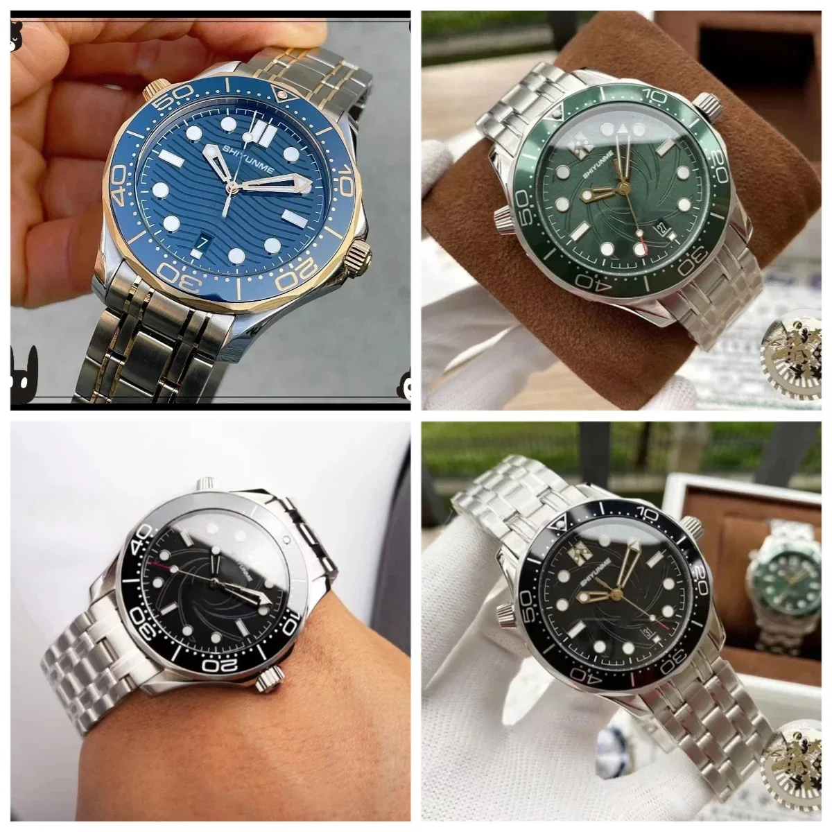 

A81 Store Retro Sport Automatic Mechanical Unisex Watch Multifunction Stainless Steel Full Function World Time