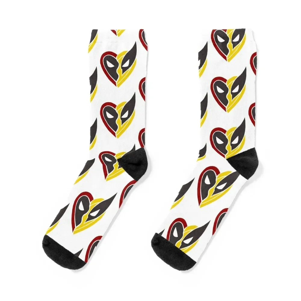 

Best friends heart Socks bright garter football happy funny gift Socks For Girls Men's