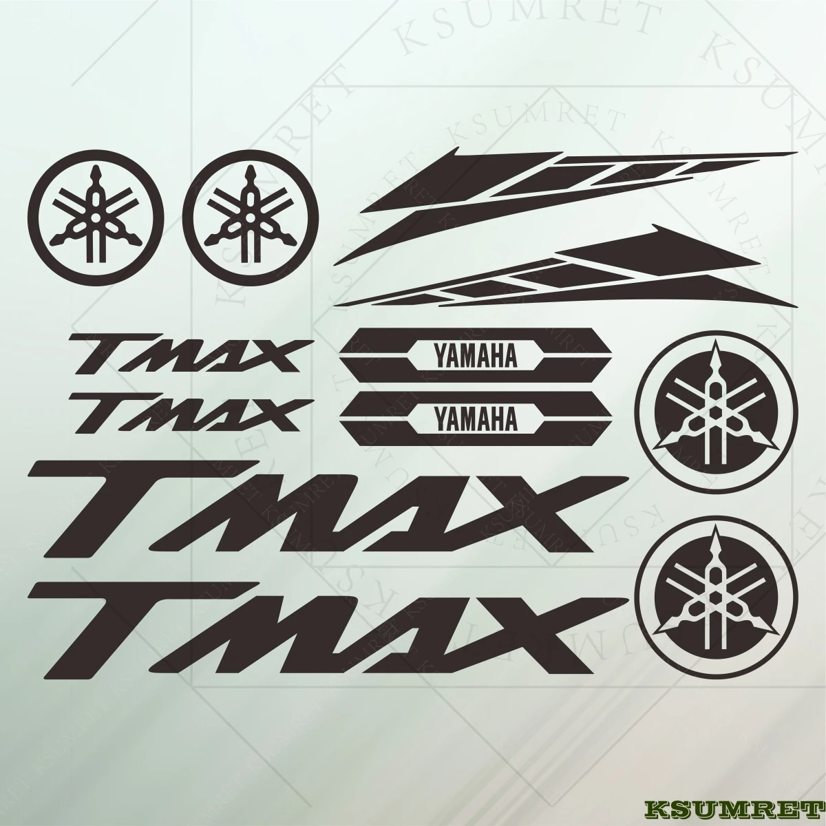 

For Yamaha Sticker Tmax Logo Decals Motorcycle TMAX 530 560 Sticker
