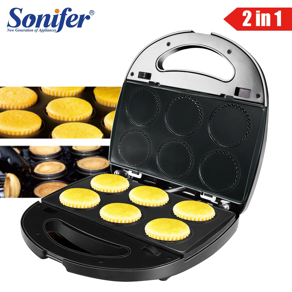 

Electric 2 In 1 Waffle Maker Cake Donut Walnut Cooking Kitchen Appliances Breakfast Waffles Machine Non-stick Iron Pan Sonifer