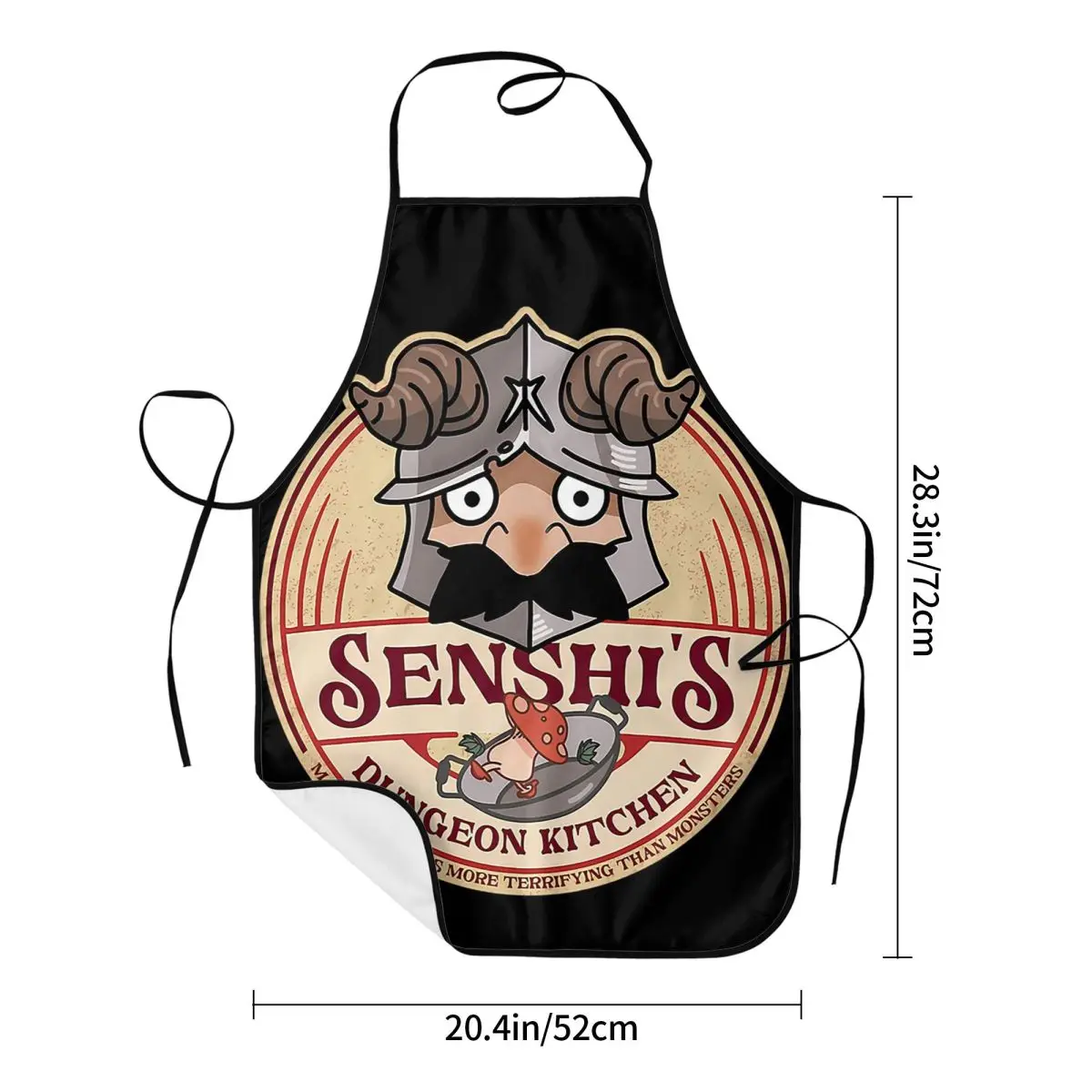 Delicious In Dungeon Senshi Cooking Anime Aprons Chef Cooking Tablier Bib Kitchen Cleaning Pinafore for Women Men Painting