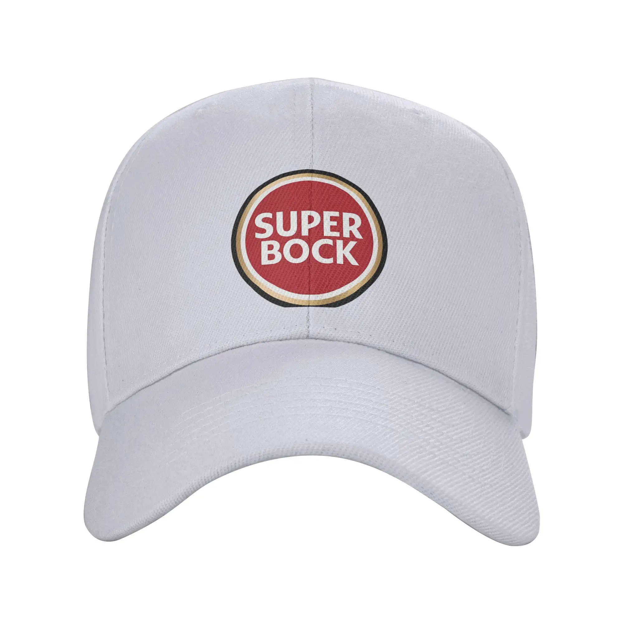 SUPER BOCK Curved Brim Baseball Cap Commuting Versatile Beret Man