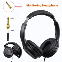 Monitor Headphones Headband Wired Dynamic Stereo Earphone Professional Noise Canceling Headset Fone De Ouvido Com Fio For Studio