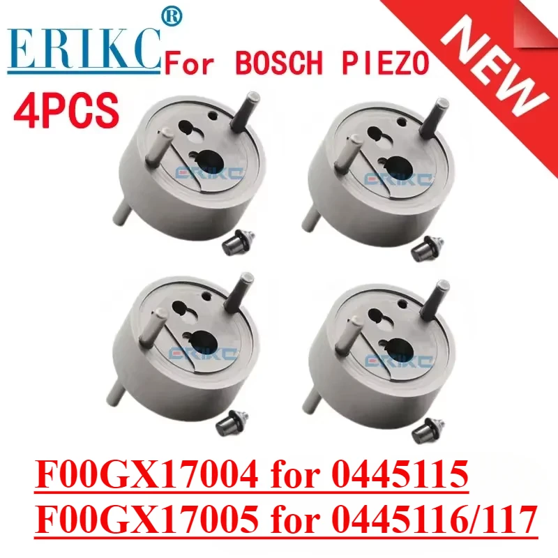 

4PCS F00GX17004 F00GX17005 Diesel Injection Repair Kits Piezo Valve F 00G X17 004, F 00G X17 005 for PIEZO 115 116 117