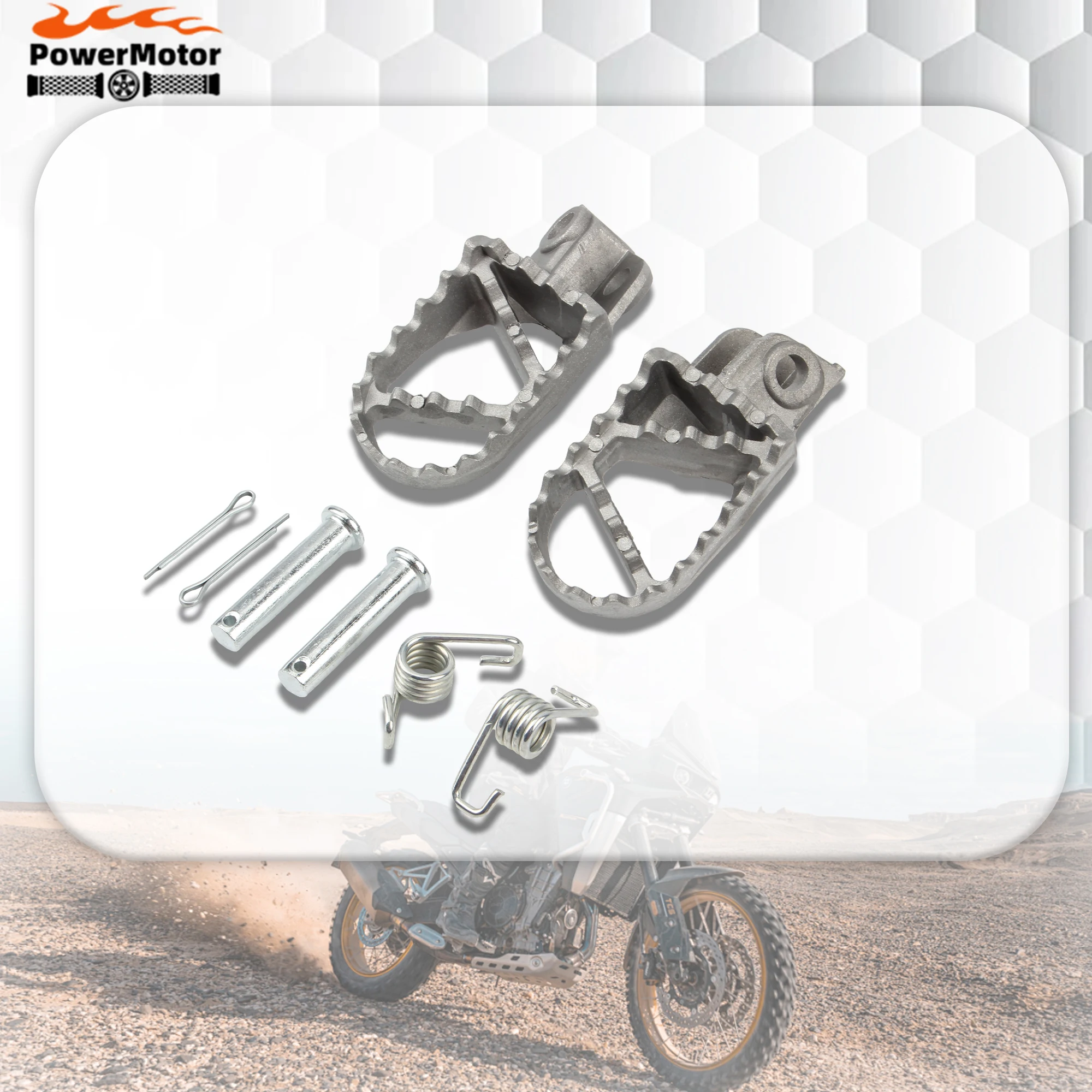 

Motorcycle Footpegs Rests Pedals For Husqvarna TE 300 FE 250 350 450 501 TC 65 85 14-16 701 Enduro/Supermoto 2016-2023 Dirt Bike