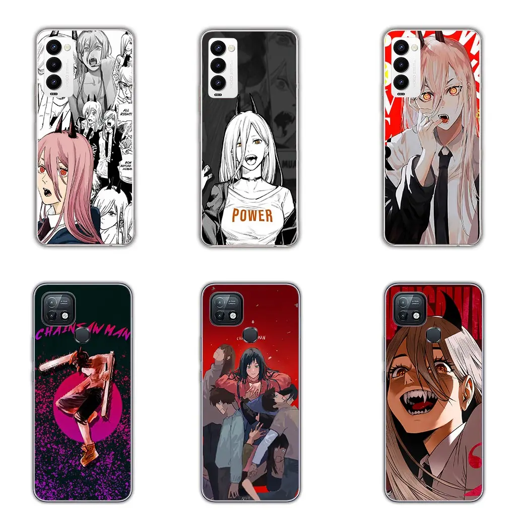 Tatsuki Fujimoto Chainsaw Man Gir Phone Cover Case for Motorola Moto Edge 50 40 Pro 30 neo 20 Lite Ultra One Fusion E22 G85