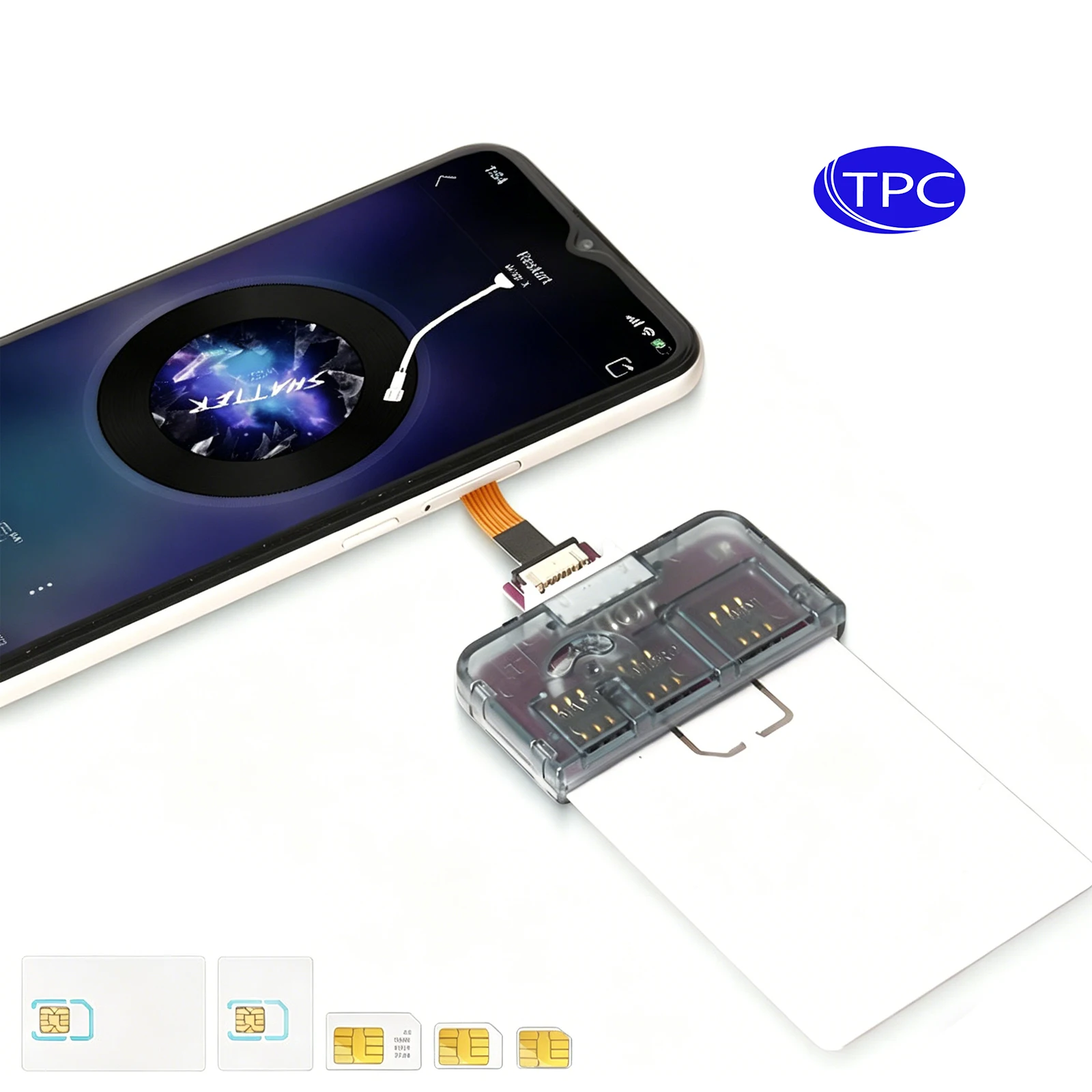 NEX 4 in 1 Phone IC Card Activation Tool Micro SIM Card Converter Card Extension Adapter Nano SIM FPC 5/15cm Flexible Cable Line