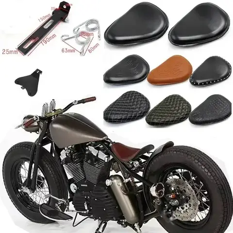 새로운 초퍼 오토바이 솔로 시트 쿠션 베이스 플레이트 스프링 시트 패드 새들 브래킷