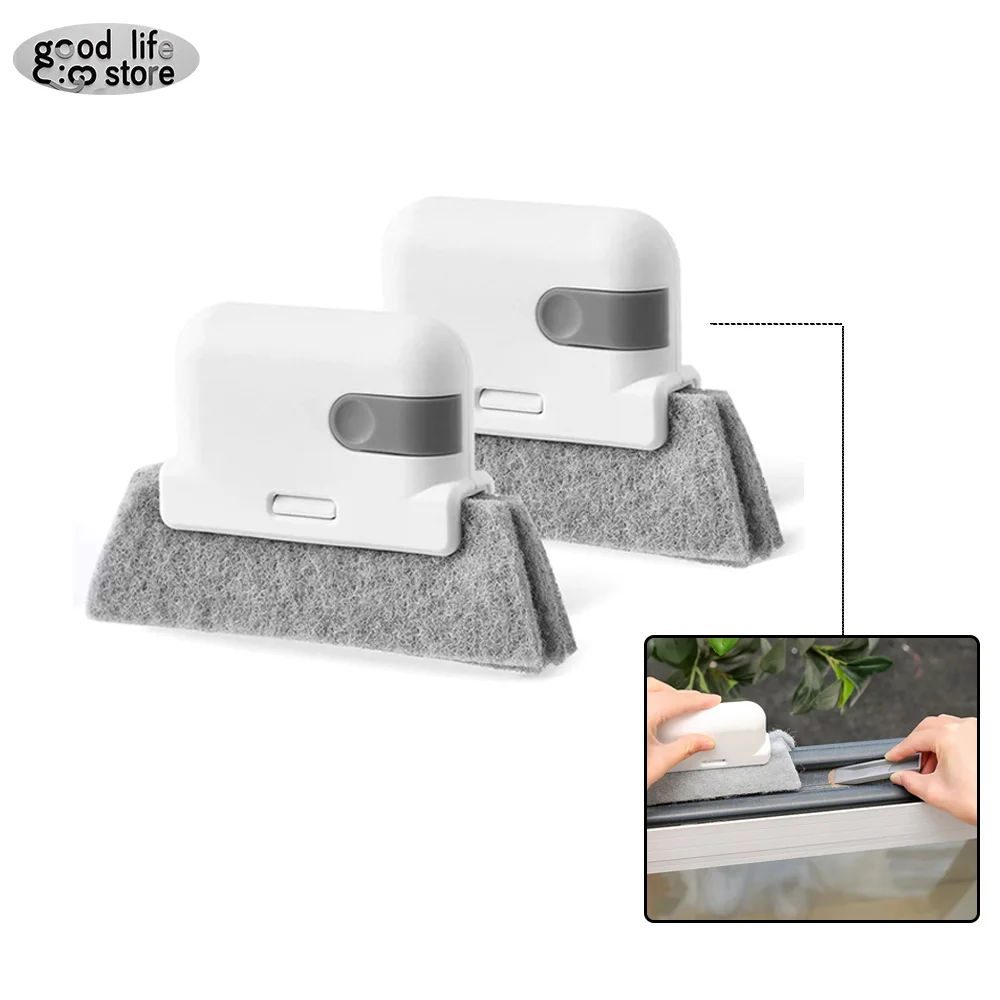 

1/2pcs Windows Slot Clean Tools Household cleaning brush groove cleaning tool window track cleaner window groove brush