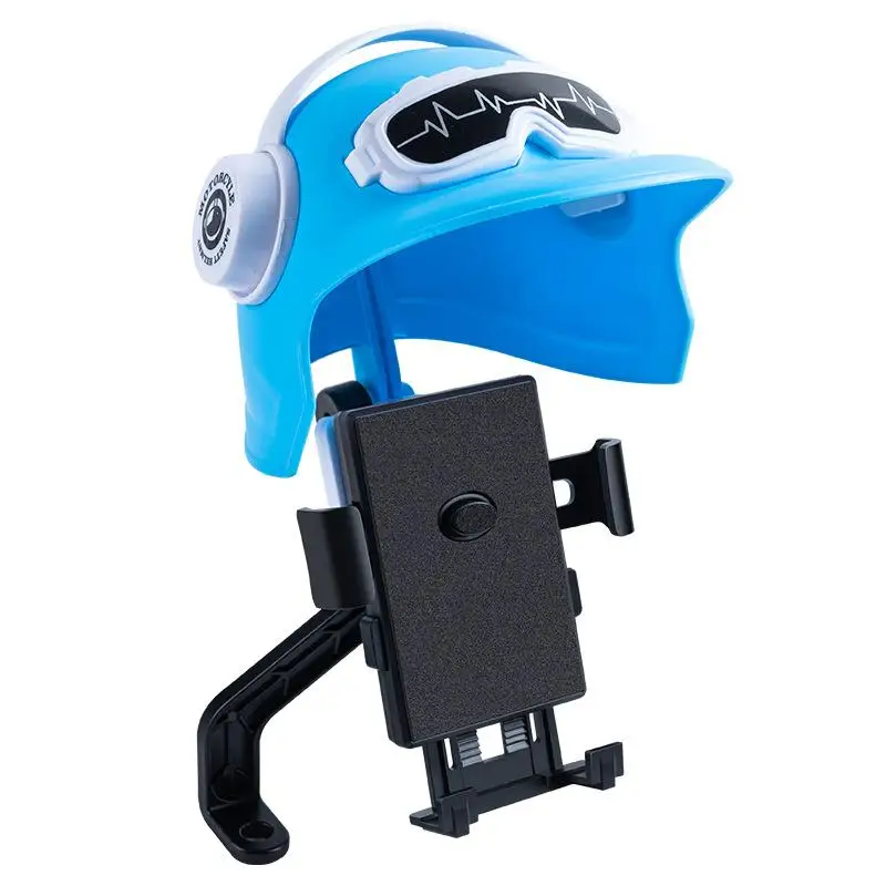 

Motorcycle Mobile Phone Holder Sunshade Umbrella Waterproof Small Helmet Sunscreen Phone Stand Bracket