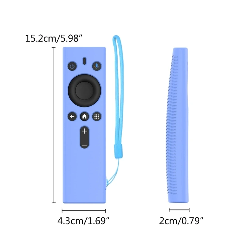 Capa silicone durável para controle remoto da estação rokid, proteção arranhões impacto