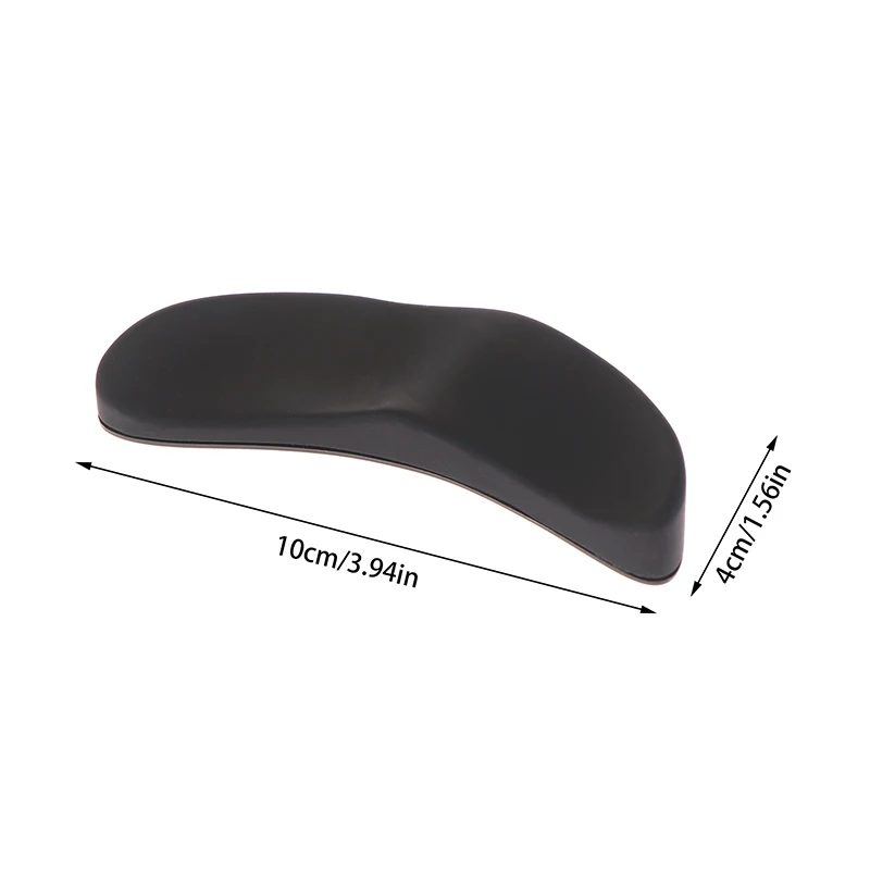 1pc Mouse Pad Ergonomic Silicon Gel Non-slip Streamline Wrist Rest Support Mat Computer Mousepad for Office Gaming PC