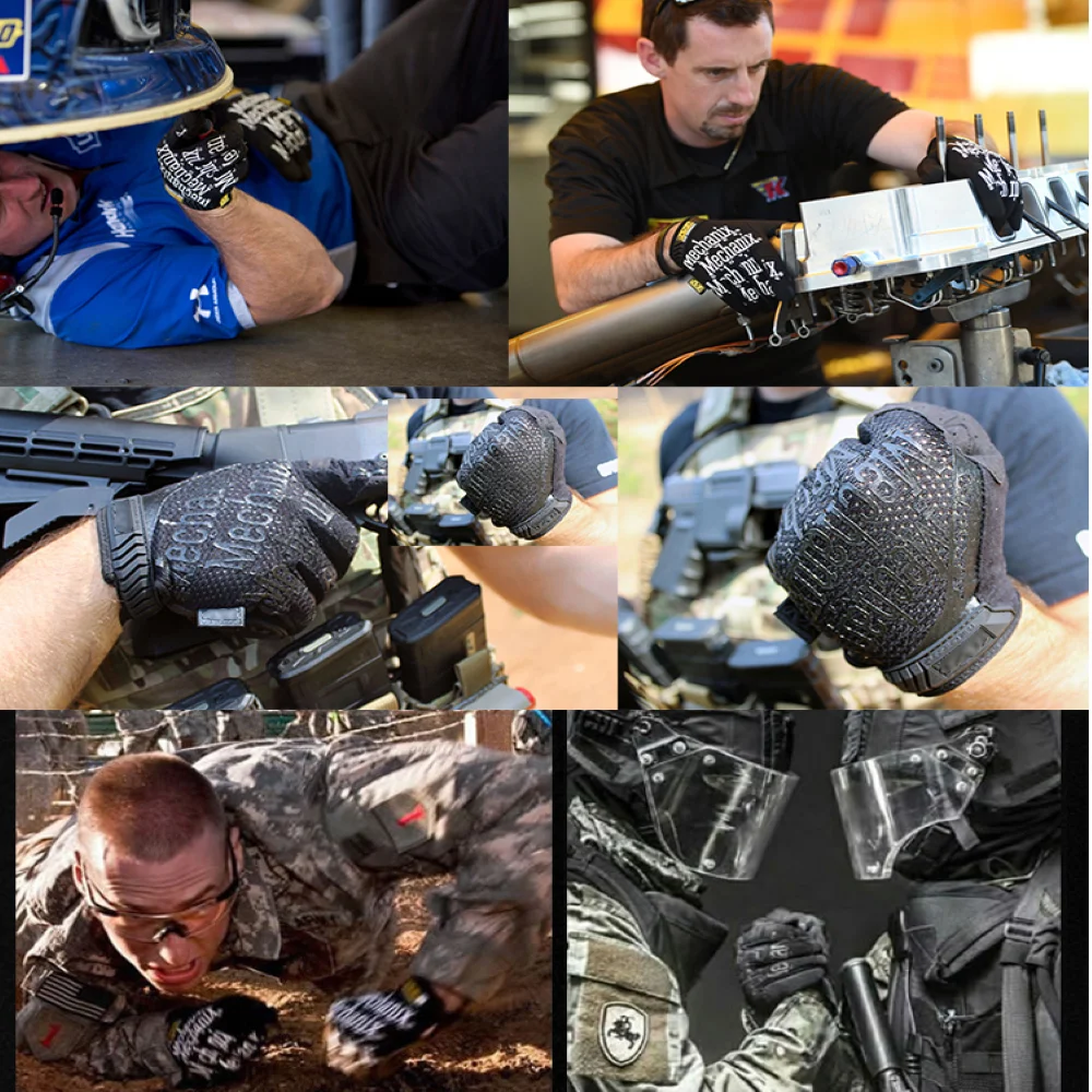 Guantes tácticos de las fuerzas especiales para hombre, guantes militares de dedo completo para deportes al aire libre, montañismo, ciclismo y