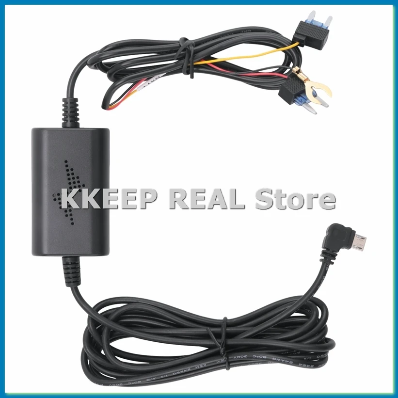 

Parking Surveillance Cable for 4K A800S A500S D06 D07 D08 M300 Hardwire Kit UP02 for Car DVR 24H Parking Monitor-A25R