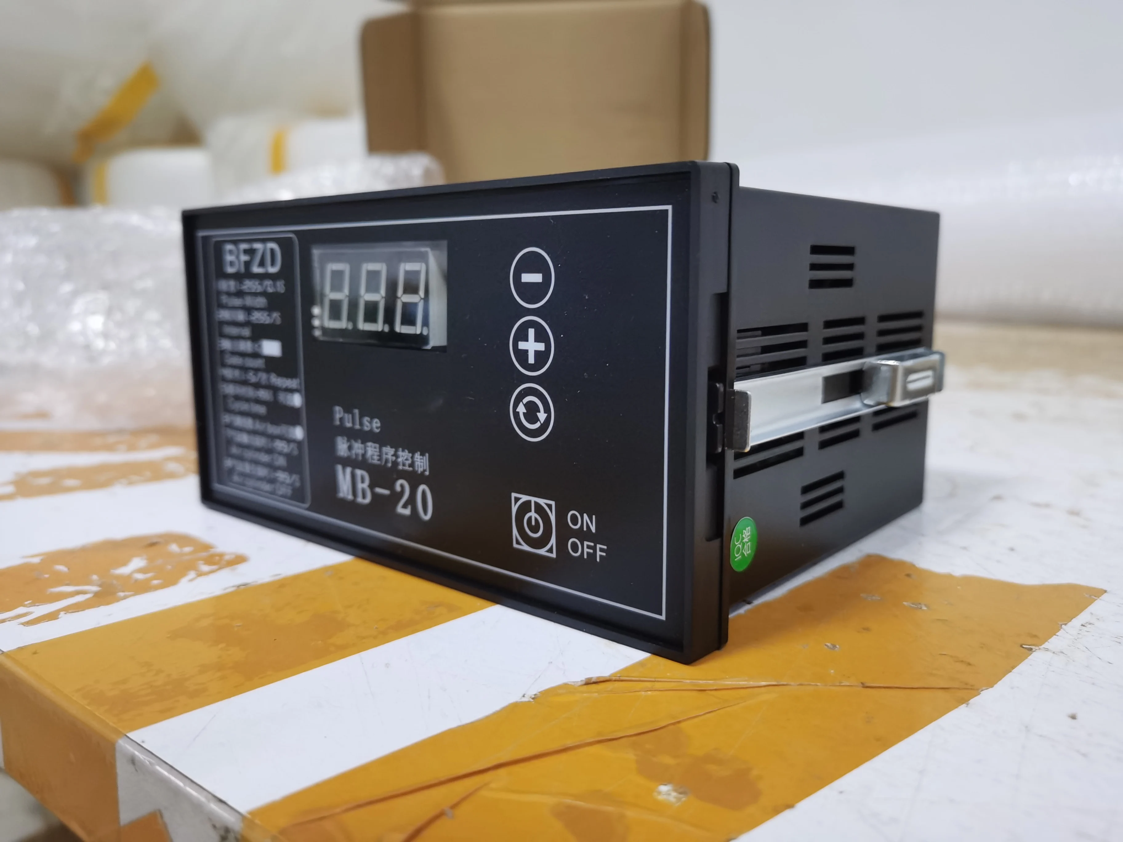 BFZD Programmable Pulse Controller MB-20 Dust Removal Spray Spray Dust Removal Controller Panel Waterproof Digital Display