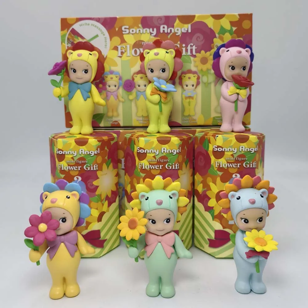 

Sonny Angel Flower Gift Series Blind Box Anime Figures Ornaments Cute Dolls Fans Mini Anime Figure Christmas Birthday Gift Toys