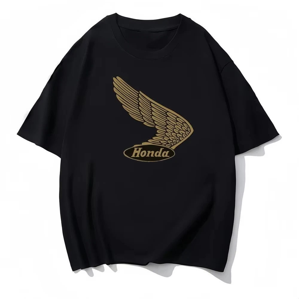 

Honda's new printed racing clothes are fashionable and skin-friendly men's T-shirts summer loose casual shirts and tops