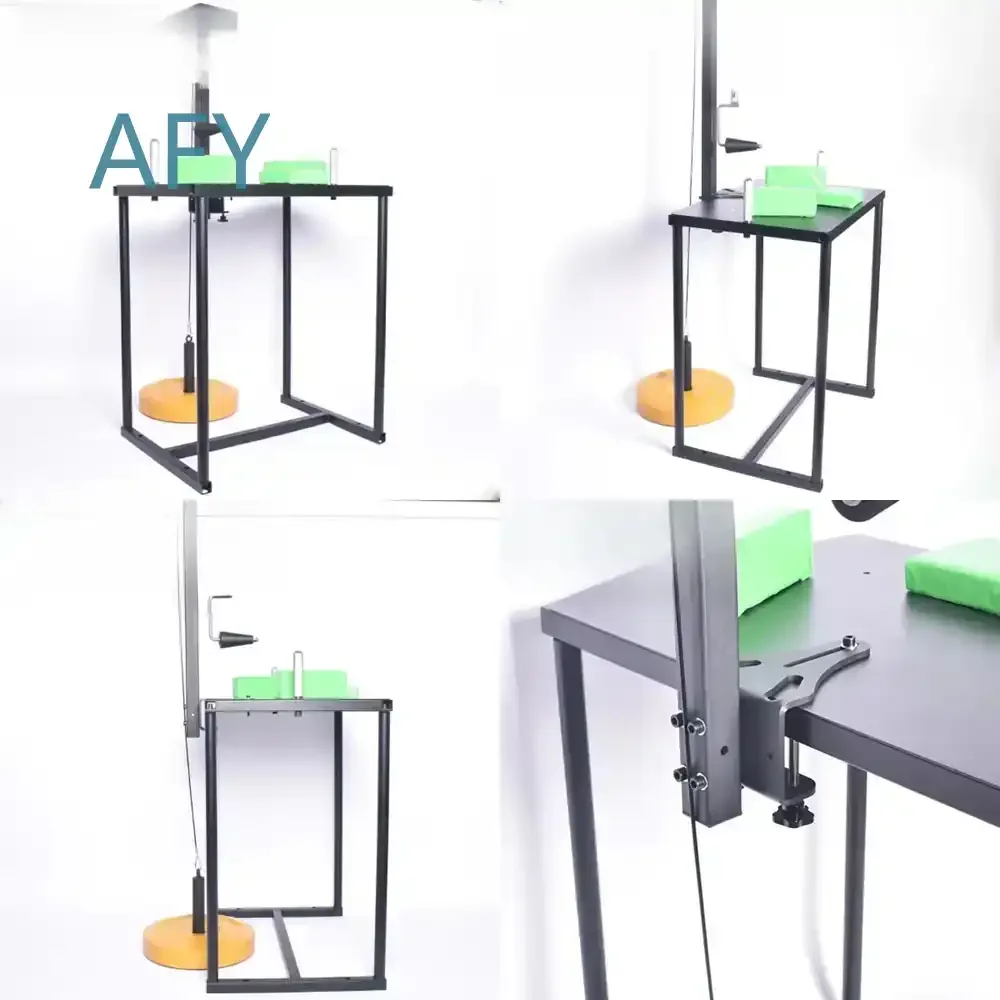 Arm Wrestling Table for Swivel Handle Arm Power Training with Pulley System Cable System Loading Pin Fitting 2 Plate Fitness