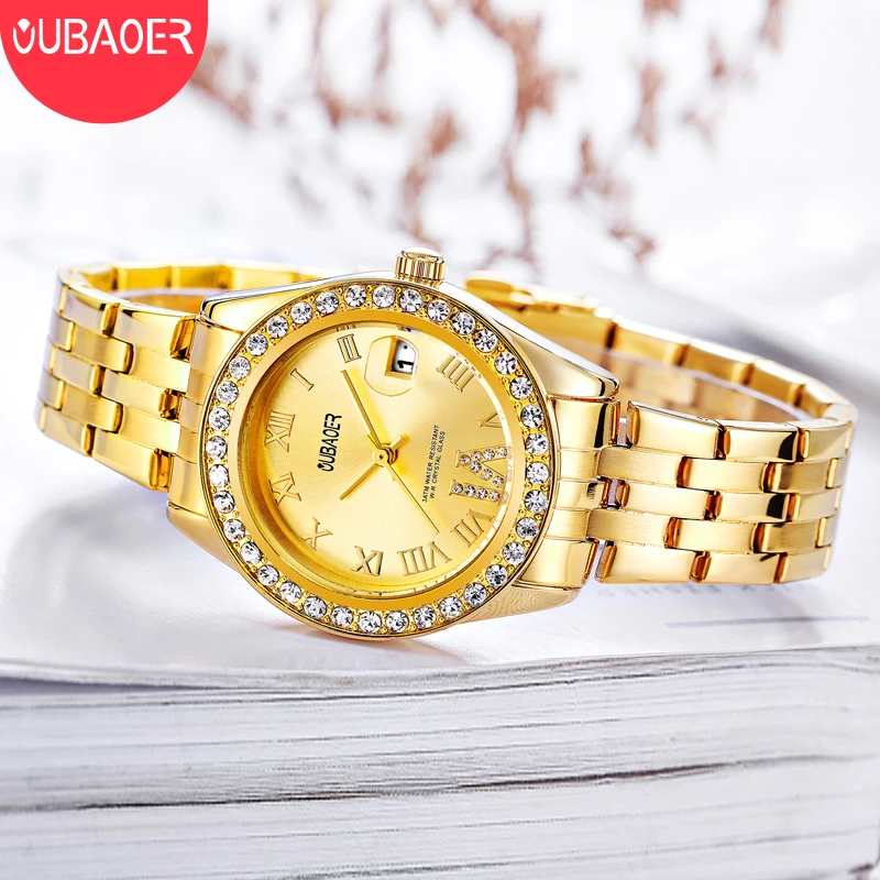 OUBAOER Brand SUNKTA Women Watches Sapphire Top Luxury Watch Woman Quartz Waterproof Women's Wristwatch Ladies Girls Watch Clock