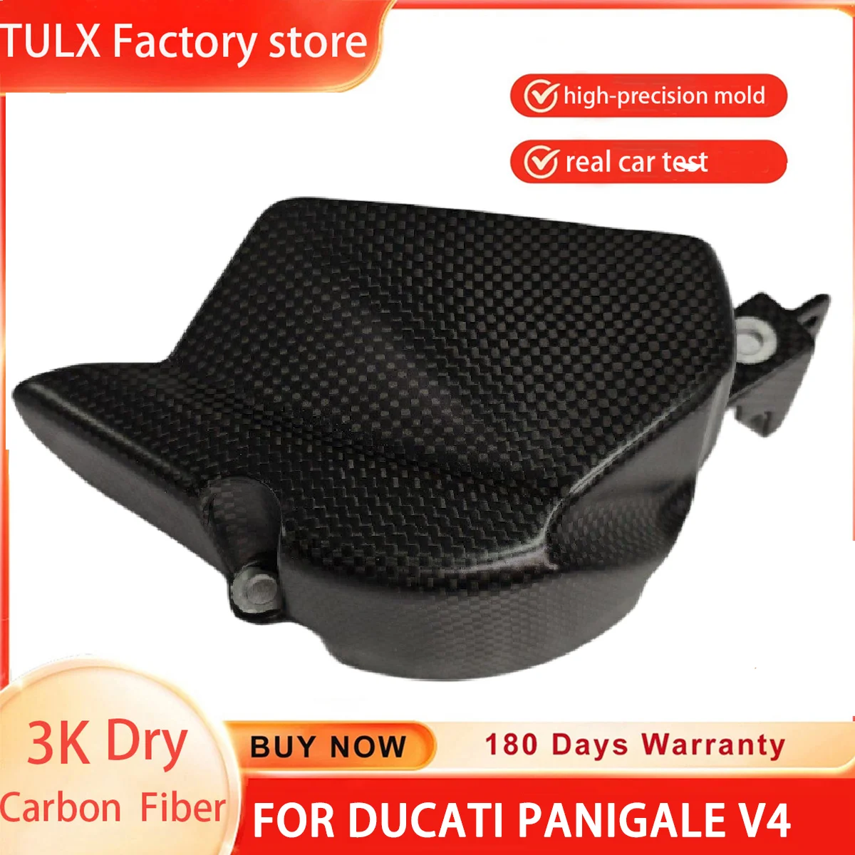 

3K Carbon Fiber Rear Sprocket Cover Chain Guard Protection For DUCATI Panigale V4 V4S 2025 Motorcycle Accessories