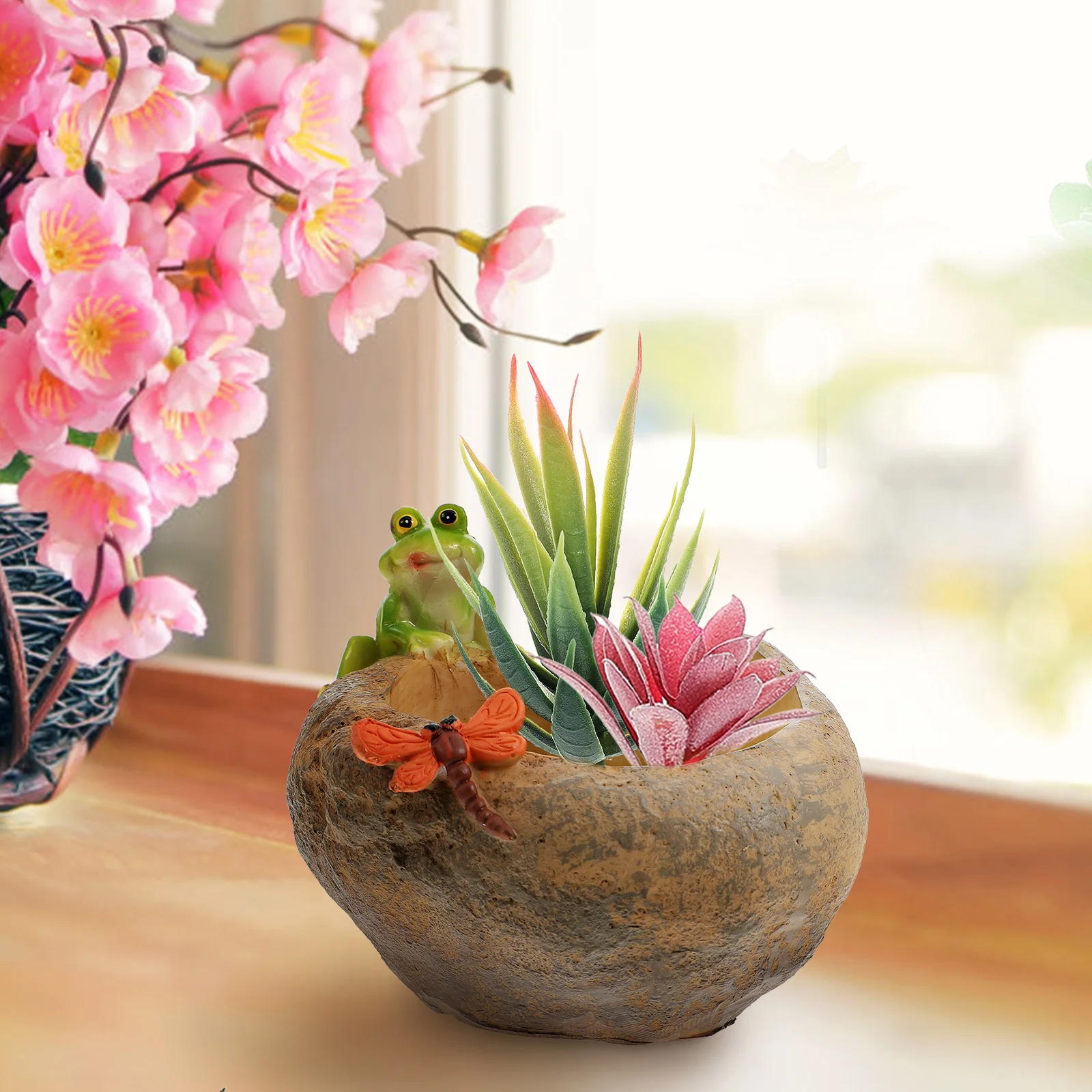 

13Pcs Artificial Succulent Plant Decor PVC Fake Succulent for DIY Arrangement Wedding Party Office Rustic Farmhouse