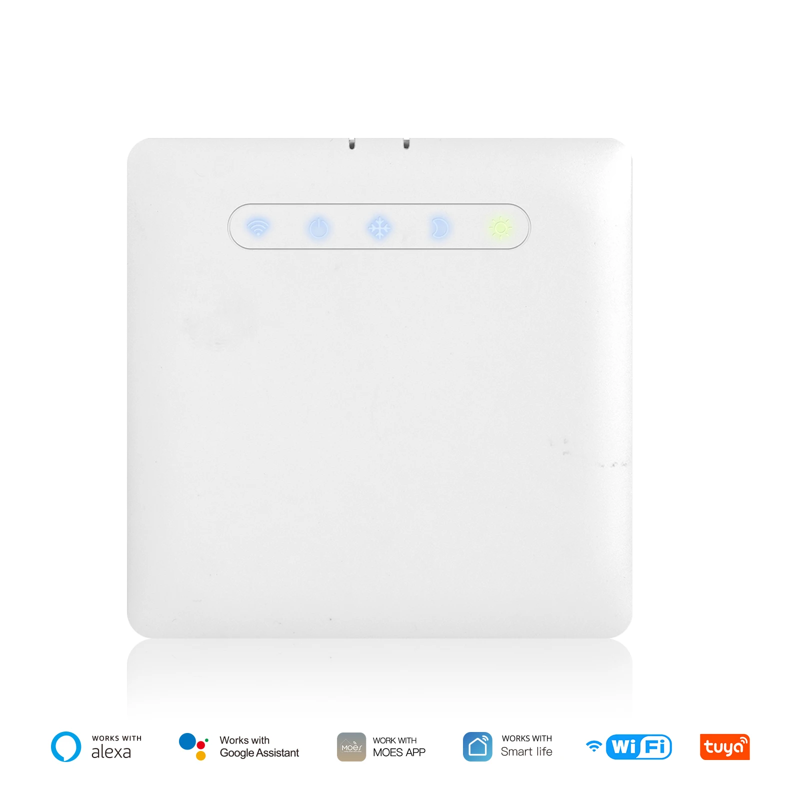 Thermostat intelligent Wi-Fi pour fil pilote, application de surveillance de l'électricité, prise en