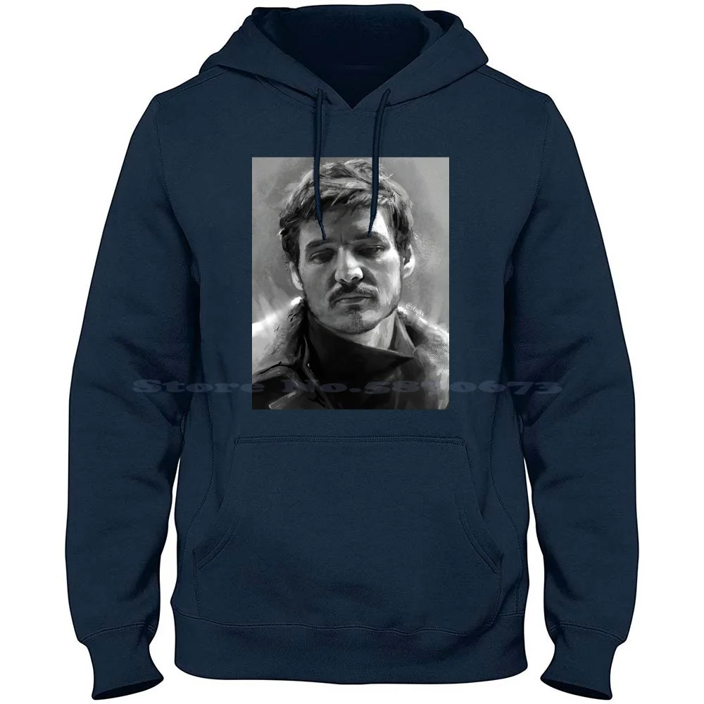 Pedro Pascal 100% Pure Cotton Hoodie Tshirt Pedro Pascal Javier Pena Mando Star Sw Child Actor Fanart Last Us Tlou Naughty Dog