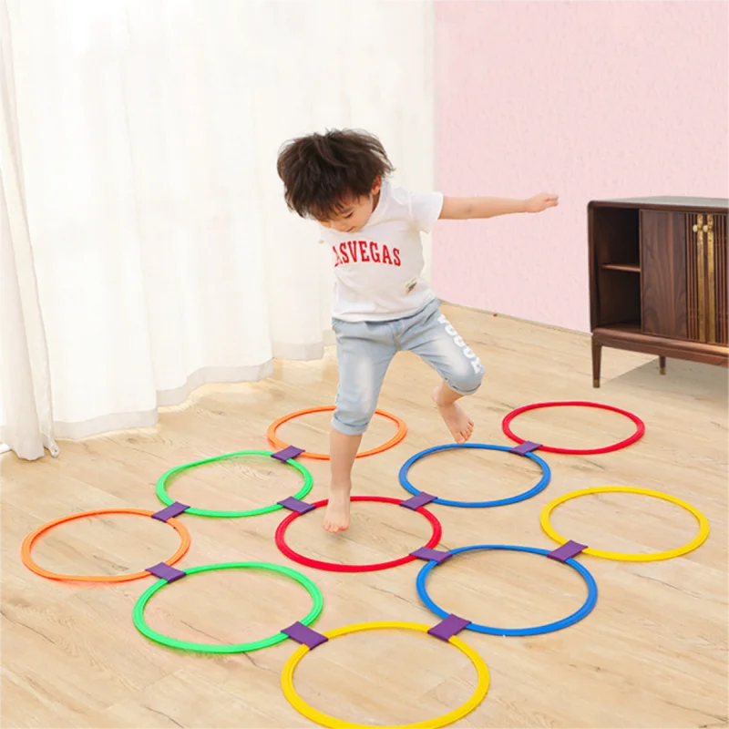 

Funny Indoor Sport Toy Family Party Physical Training Jumping Hoop Sports Game for Children Sport Playset Backyard Toy Teaching