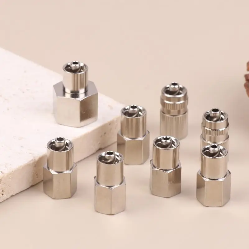 【New】Luer Locking Head Dispensing Machine Adapter Dispensing Valve Connector Adapter Fitting Connector M5 M6 M8 M10 G1/8 G1/4