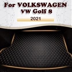 Car Trunk Mat For VOLKSWAGEN VW Golf 8 2021 Custom Car Accessories Auto Interior Decoration