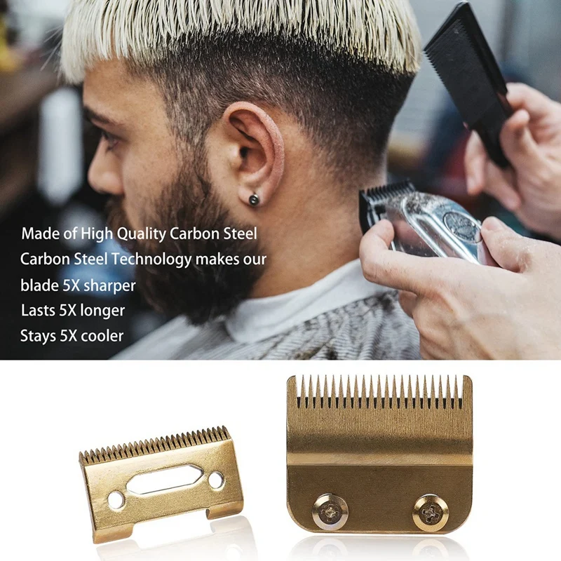 2 Pieces Hair Clipper Parts Blade Electric Hair Cutter Accessories Professional Adjustable For Wahl 8148 Magic Cordless Clippers