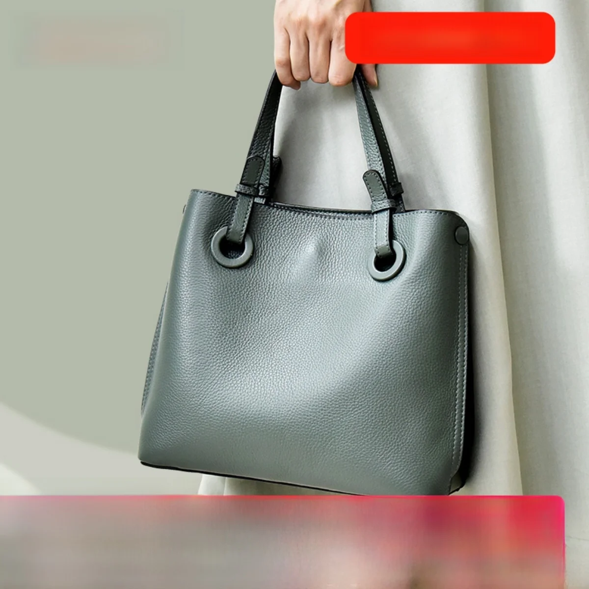 

Женская большая сумка через плечо Capaci, новинка 2024, Sle YLUNCHE, сумка-ведре с мягкой ручкой, застежка-молния, повседневное использование