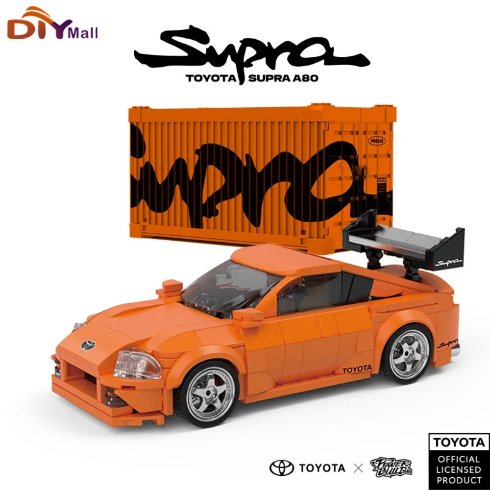 

City Speed Car Supercar Technical Drift Racing JDM Sports Vehicle Building Kit with Display Box Toys Gift for Kid Adult